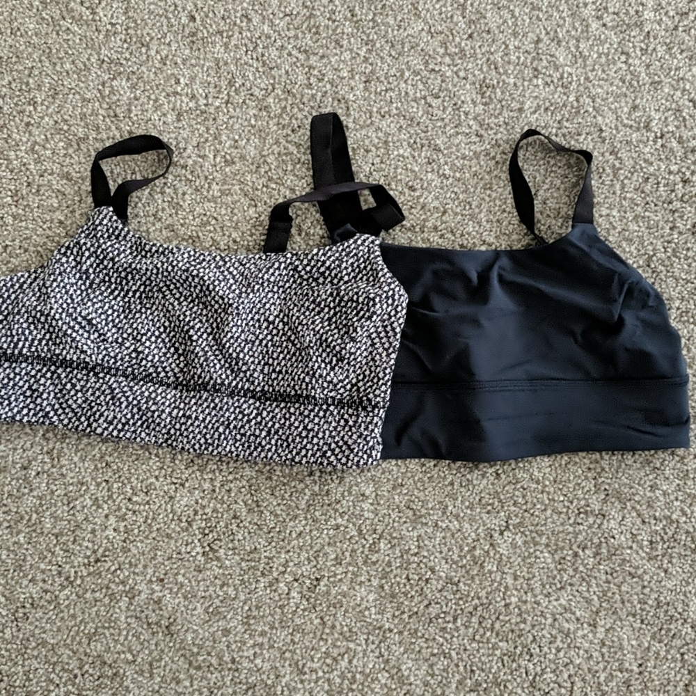 Lululemon 2 SPORT BRAS size 10 BUNDLE!